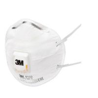 3M 8122 Противоаэрозольная Фильтрующая Полумаска FFP2 NR D, с клапаном выдоха